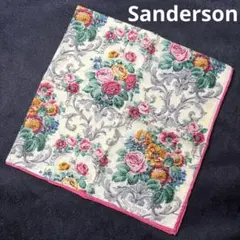 ★美品★Sanderson ハンカチ　スカーフ　サンダーソン　53cm×53cm