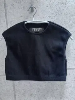 yeezy season1 レディース　リブショート丈ノースリーブ　ブラック　s