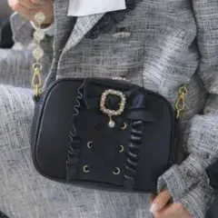 rojita キラキラチェーンストラップバッグ