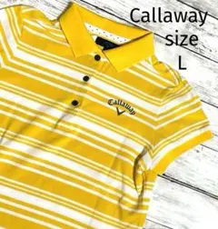 キャロウェイ　半袖　L　ゴルフウェア　ポロシャツ　レディース　Callaway