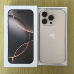 iPhone 16 pro デザートチタニウム