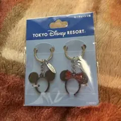 東京 ディズニーリゾート キーホルダー カチューシャ イヤー ペア キーチェーン