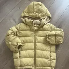 UNIQLO キッズ ダウンコート 黄色　100cm
