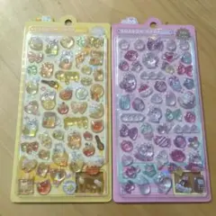 ボンボンドロップシール2枚セット☆はちみつ☆ユニコーン☆立体シール