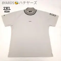 美品♡8YARDS モックネック 2XL RIBMOCK ハチヤーズ ベージュのサムネイル
