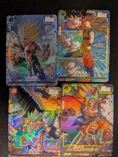 ドラゴンボール カードゲーム 4枚セット コミパラ風 観賞用 - メルカリ