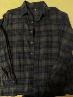 UNIQLO チェック柄　フランネルシャツ Lサイズ　2024AW