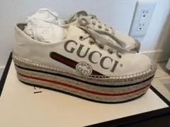 GUCCI エスパドリーユ プラットフォーム スニーカーのサムネイル
