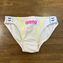 未使用 タグ付き arena 競泳水着 Lサイズ ホワイト - メルカリ