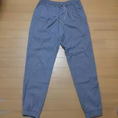 GU グレー イージーパンツ S