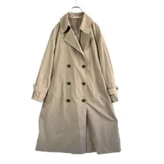 【UNIQLO】トレンチコート 大きいサイズ XL ベージュ ロング ベルト付のサムネイル