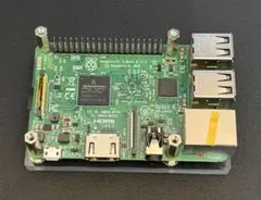 Raspberry Pi 3 Model B V1.2+32GBSDとシャーシ付