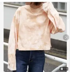 CIAOPANIC TYPY タイダイショート丈Tee　オレンジ