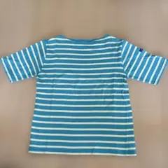 SAINT JAMES 半袖 ボーダー Tシャツ ターコイズ XXSのサムネイル