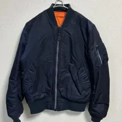ネイビー MA-1 フライトジャケット　中綿入り