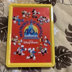 【美品】ディズニーリゾート40周年Anniversary缶