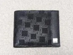 未使用 dunhill ダンヒル 二つ折り財布 札入れ ブラック総柄 フランス製のサムネイル