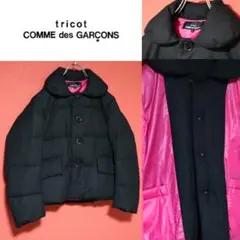 tricot COMME des GARÇONS ダウン トリココムデギャルソンtricot COMME des GARCONS 裏チェックノー