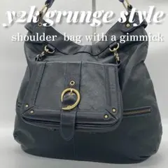 y2k grunge style bag with a gimmick BLK