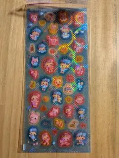 透明　キラキラシール　平成レトロ