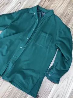 KENZO グリーン スナップボタン シャツのサムネイル
