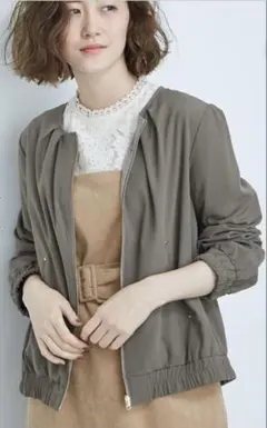 ⭐︎値下げ中⭐︎2WAY リバーシブルノーカラージャケット