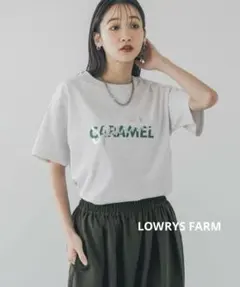 LOWRYS FARM ロゴ　Tシャツ　グレー　サイズ FREEのサムネイル