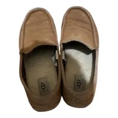 UGG アグ モカシン ローファー 27cm ブラウン ムートン スエード
