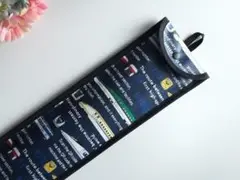 ループ付き23桁用そろばんケース☆新幹線　ネイビー　ハンドメイド