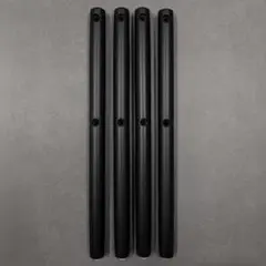 イームズ ドゥエルレッグベース ウッドパーツ 4本セット 木 棒 部品 黒