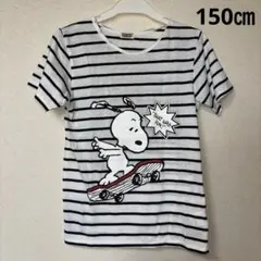 スヌーピー スケートボード Tシャツ