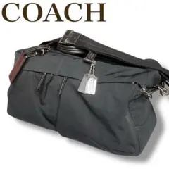 【美品】COACH 大容量2WAYボストンバッグ 黒