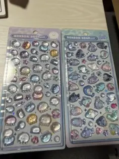 正規品 水族館ボンボンドロップシール クラゲ・サメ2種セット