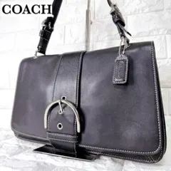 Coach Flap SOHO Shoulder bag leather Y2K