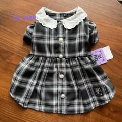 新品未使用】ANNA SUI 犬服 チェック柄ワンピース Lサイズ 2着セット