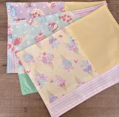 可愛いランチョンマットリバーシブル3枚セット