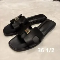 HERMES オラン スタッズ ブラック　36 1/2のサムネイル