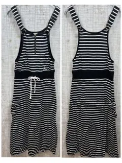 オーシャンパシフィック　ロングワンピース　ボーダー　M レディース