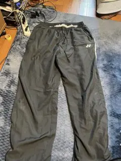 YONEX ブラック ウォームアップパンツ Oサイズ