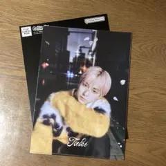 &TEAM エンティーム ガシャポン クリアファイル TAKI