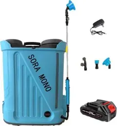電動噴霧器（マキタ互換対応）充電式、連続自動スプレー背負式20L、攪拌機能付き 電動噴霧器 マキタ互換 18V対応 充電式背 負式20L混ぜ機能付き 連続