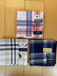POLO RALPH LAUREN ハンカチ 3枚セット