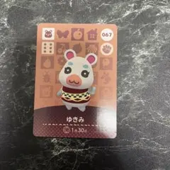 あつ森　amiibo ゆきみ　067