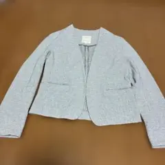 B:MING by BEAMS ノーカラージャケット ストライプ Mのサムネイル
