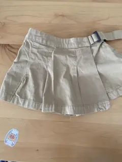 ベージュ スカート風ショートパンツ 12-18ヶ月