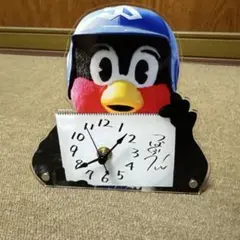 ヤクルト　スワローズ　つば九郎 アクリルクロック　時計