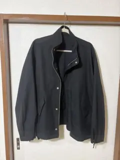 黒 スタンドカラー ジャケット