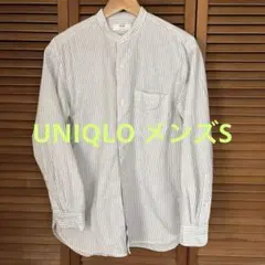 UNIQLO ストライプ 長袖シャツ メンズS