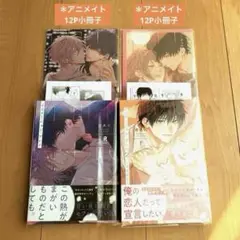 イミテーション・プレイ　1巻2巻　アニメイト　小冊子　ペーパー　誉あん　BL新刊