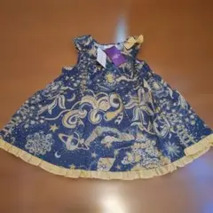 タグ付き　センスオブワンダー星空柄リバティチュニック 120cm